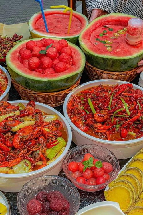 大署吃瓜图片,探寻传统习俗中的清凉时光