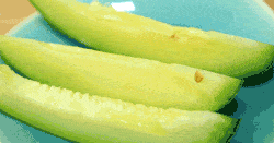 网纹瓜可以挖着吃,挖着吃的清新美味之旅